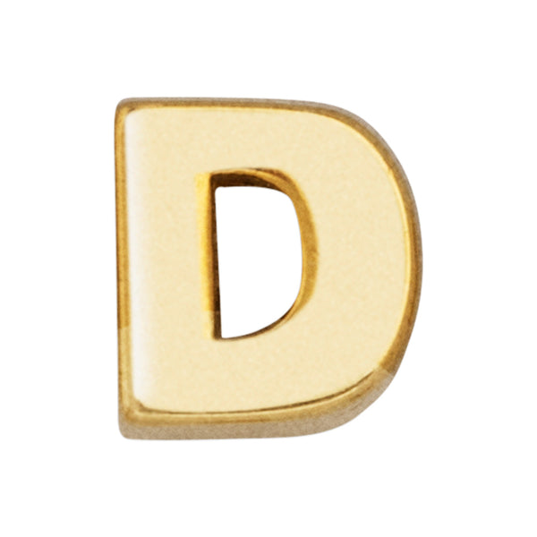 Classic Initial Bead - D