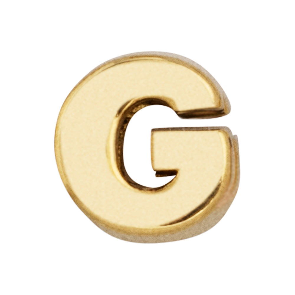 Classic Initial Bead - G