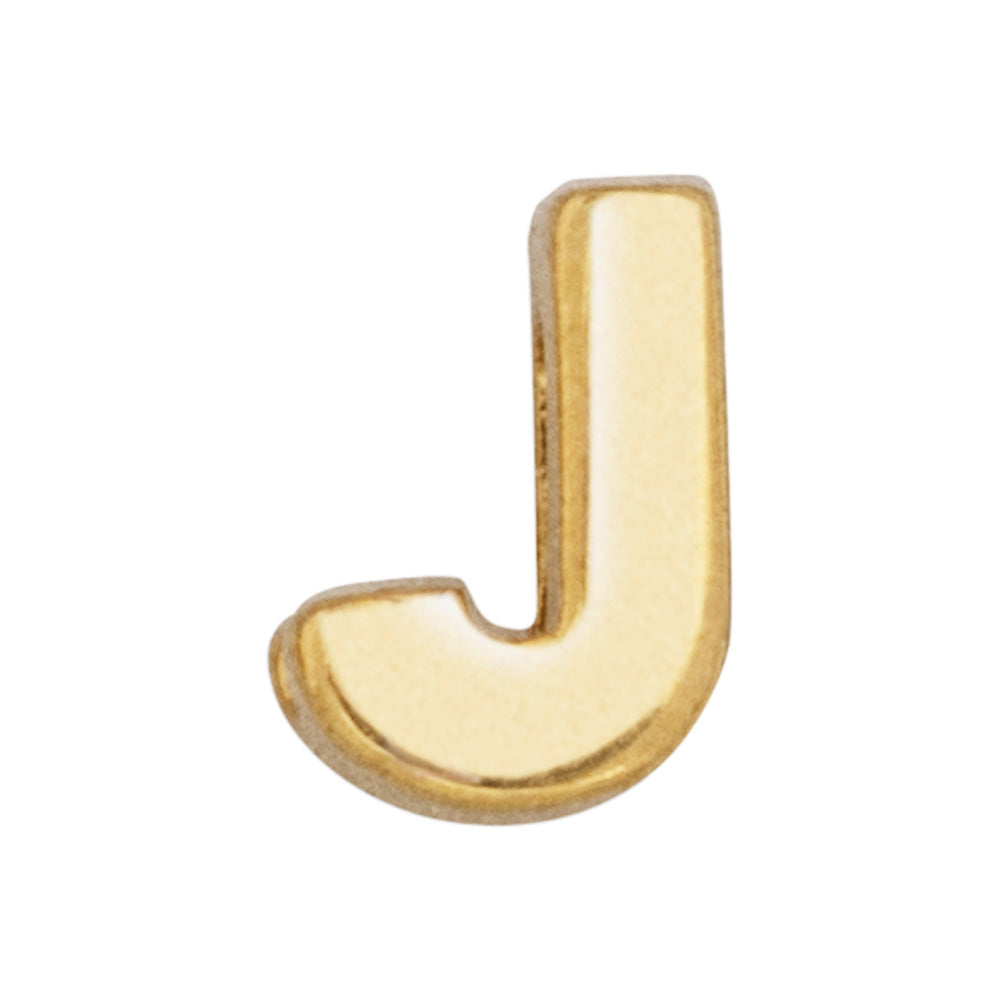Classic Initial Bead - J