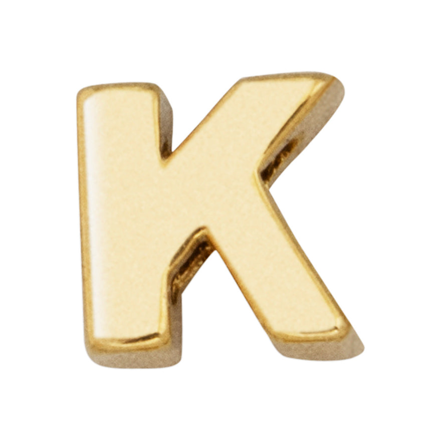 Classic Initial Bead - K