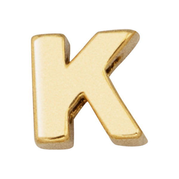 Classic Initial Bead - K