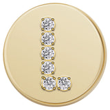 Gold Letter Bead - L