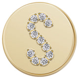 Gold Letter Bead - S