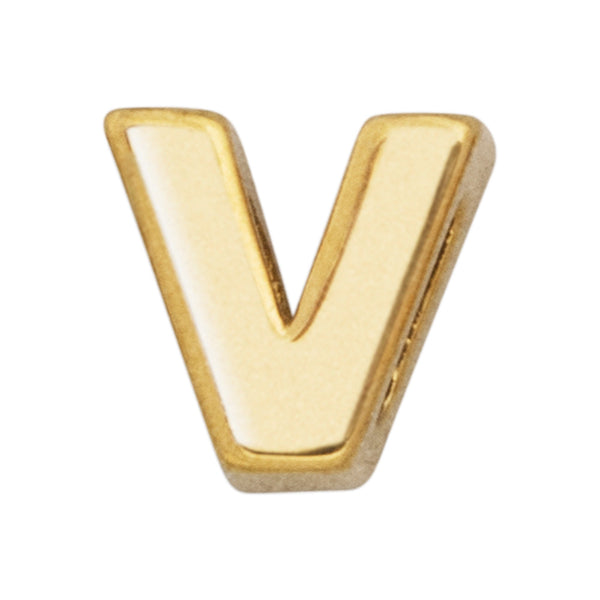 Classic Initial Bead - V