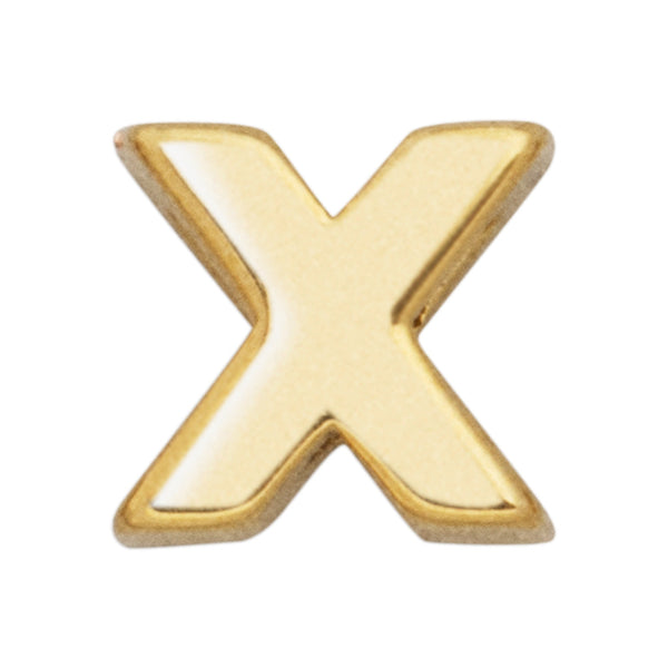 Classic Initial Bead - X