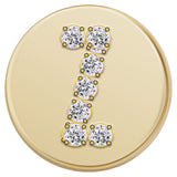 Gold Letter Bead - Z