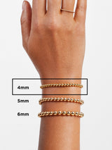 BaubleBar Initial Pisa Bracelet - Gold Twist - Get Gifting: Enjoy 20% Off​