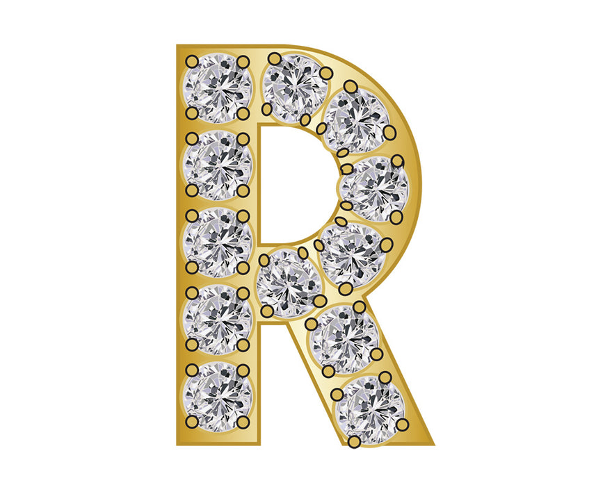 Mini R - Clear/Gold