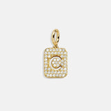 Block Pavé Initial Cluster Charm - C