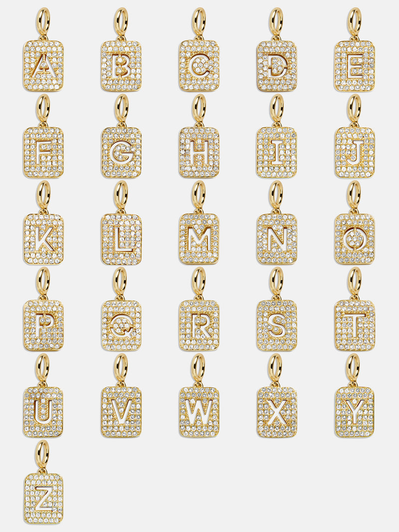 BaubleBar Block Pavé Initial Cluster Charm - D - 
    Enjoy 20% off - This Week Only
  
