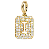 Block Pavé Initial Cluster Charm - I