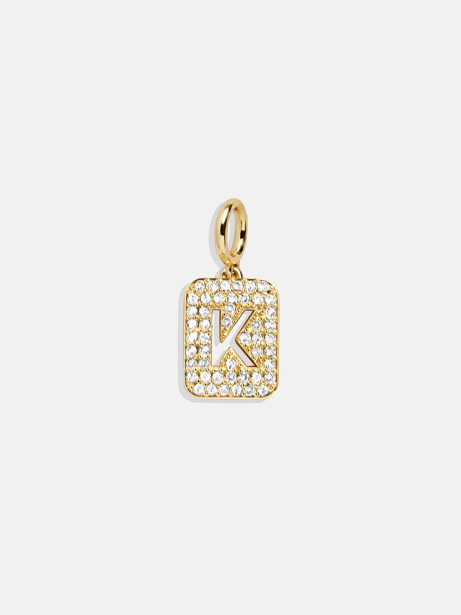 Block Pavé Initial Cluster Charm - K