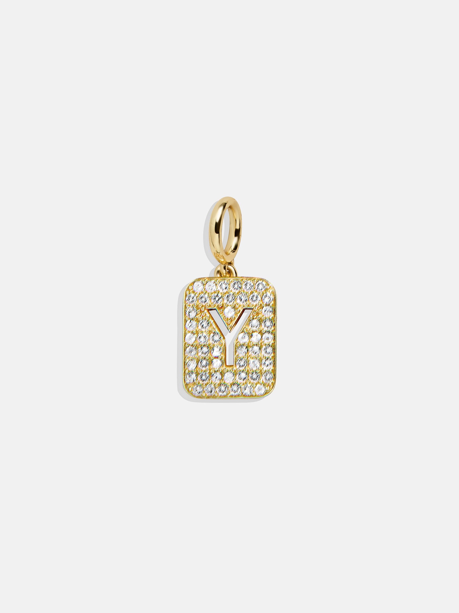 Block Pavé Initial Cluster Charm - Y