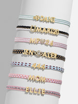 BaubleBar Custom Ribbon Bracelet - Mint Green Ribbon - 
    Customizable bracelet
  
