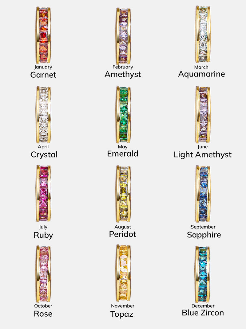 BaubleBar Birthstone Bead Charm - Light Amethyst - 
    Create your own bead charm necklace
  
