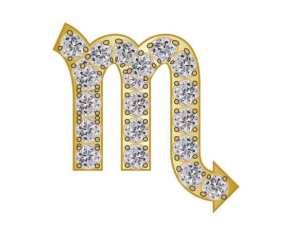 Pavé Zodiac Icon - Scorpio