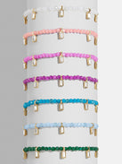 Dangle Charm Initial Pisa Bracelet - Gold