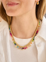 BaubleBar Semi-Precious Custom Nameplate Necklace - Multi - 
    Enjoy 20% off - This Week Only
  
