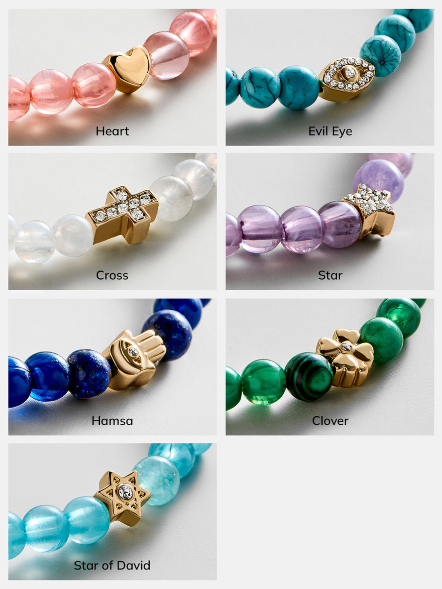 Peace of Mind Semi-Precious Bracelet - Heart