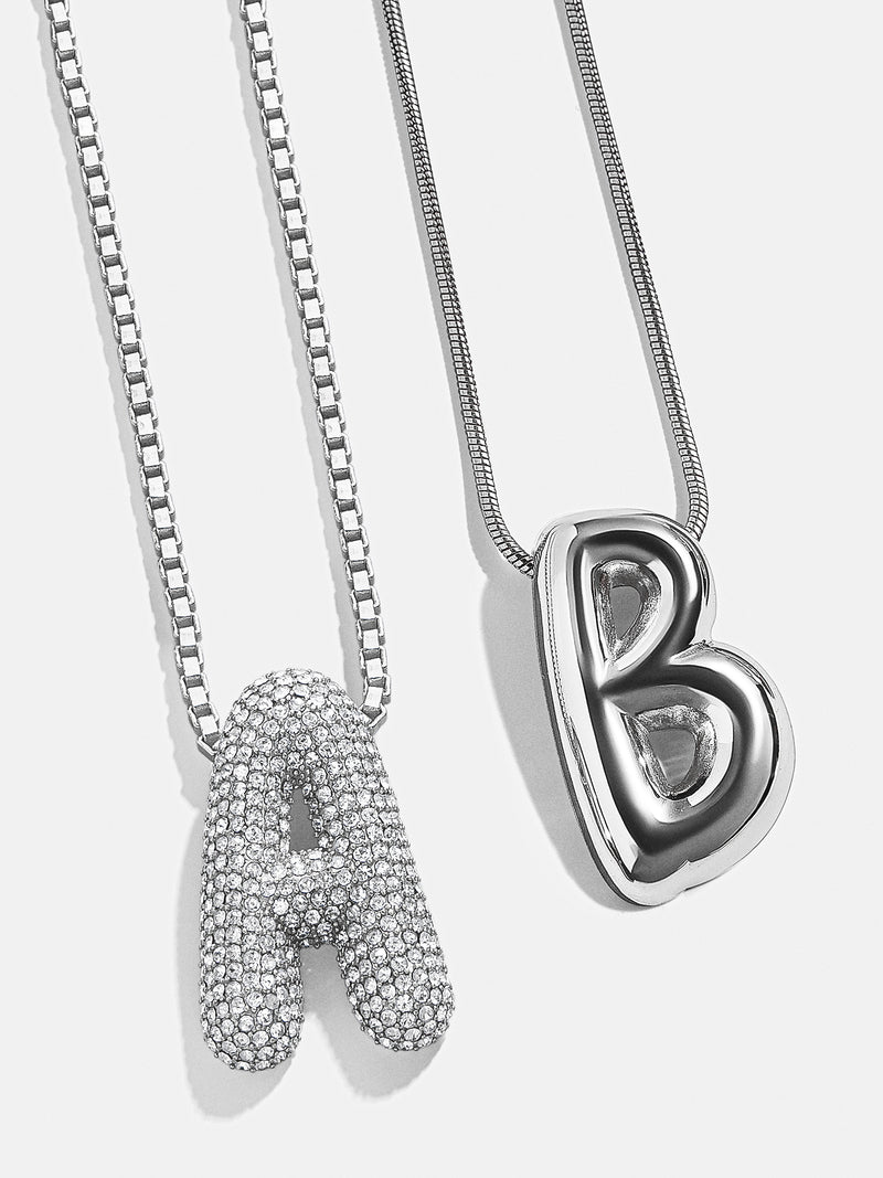 Bubble Initial Necklace Bubble Initial Necklace BaubleBar Bubble initial necklace bubble initial necklace baublebar