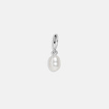 Silver Freshwater Pearl Cluster Charm - Freshwater Pearl