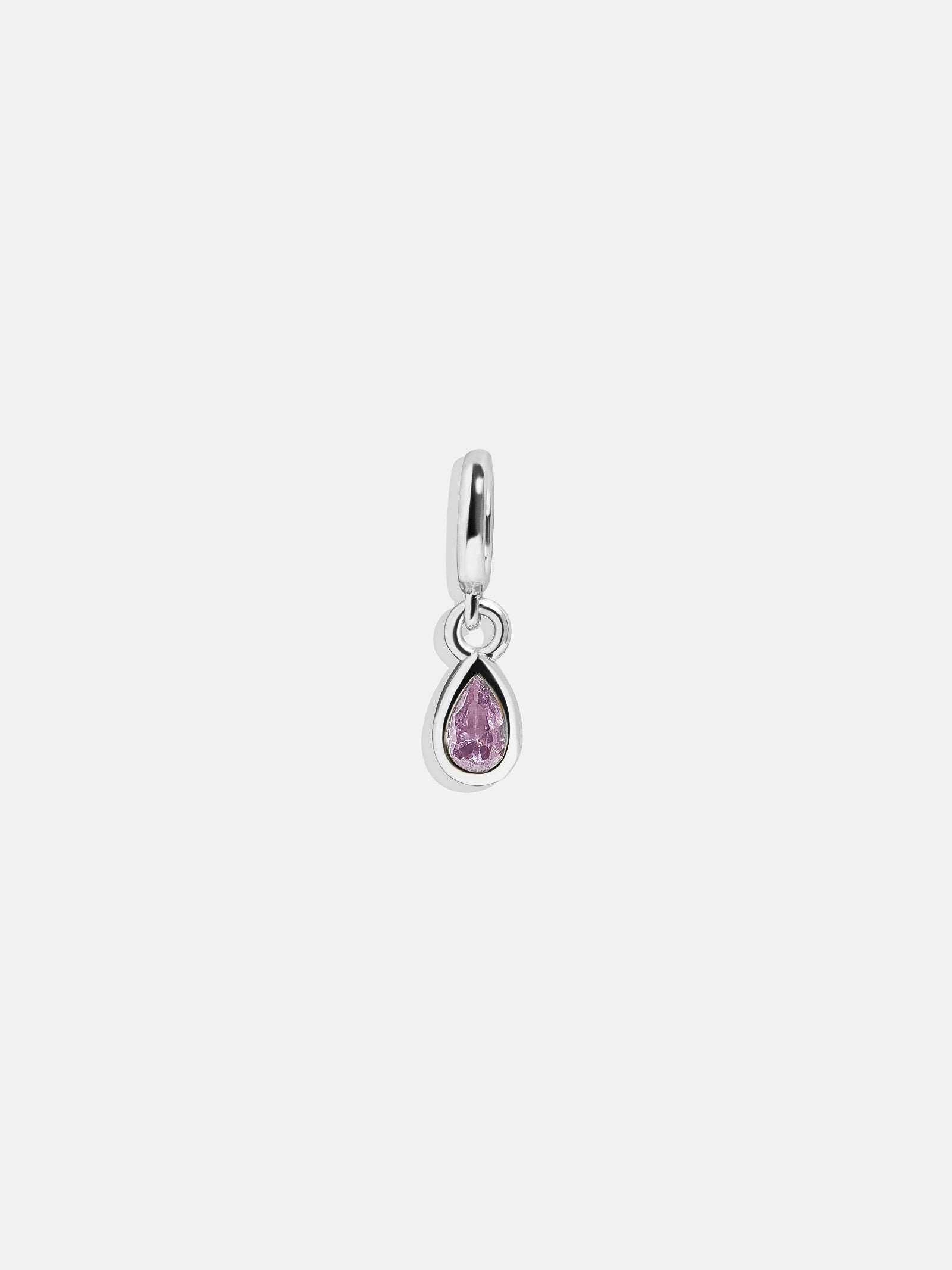 Silver Birthstone Cluster Charm - Light Amethyst – 25% Off Custom