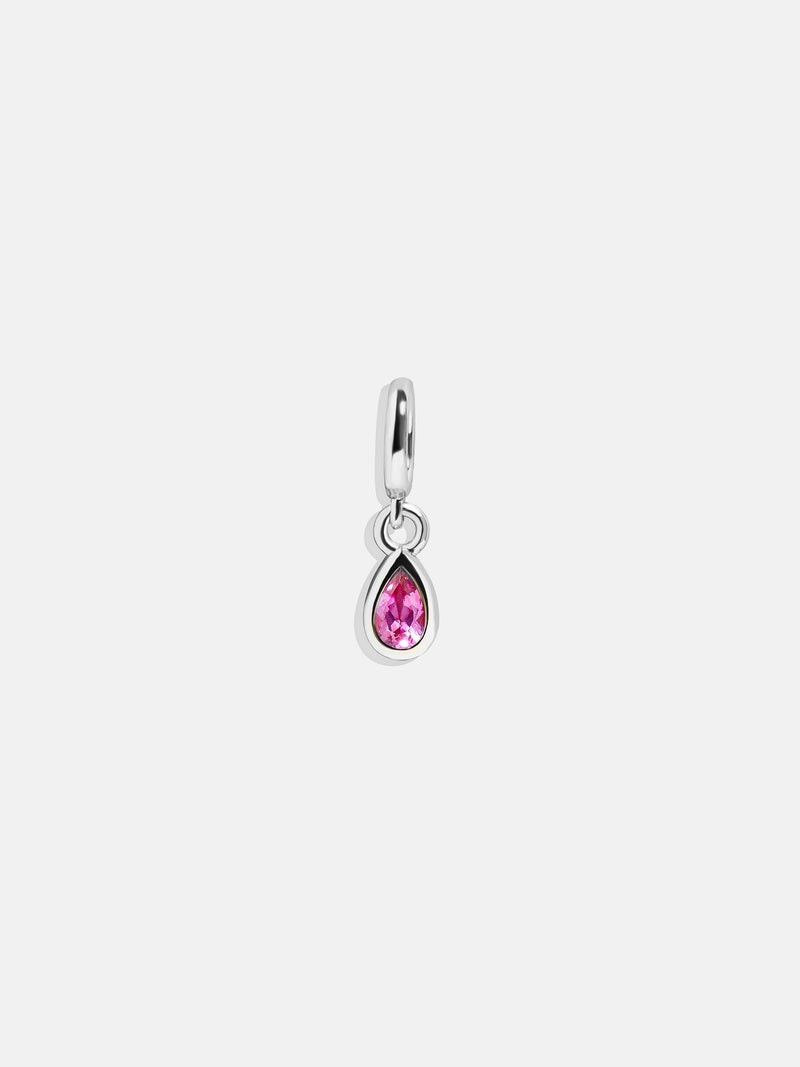 BaubleBar Silver Birthstone Cluster Charm - Rose - 
    Enjoy 20% off - This Week Only
  
