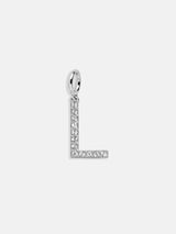 BaubleBar Silver Pave Initial Cluster Charm - L - 
    Enjoy 20% off - This Week Only
  

