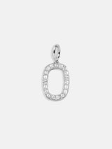 BaubleBar Silver Pave Initial Cluster Charm - O - 
    Enjoy 20% off - This Week Only
  
