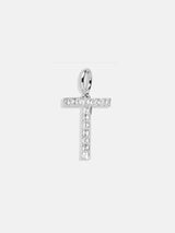 BaubleBar Silver Pave Initial Cluster Charm - T - 
    Enjoy 20% off - This Week Only
  
