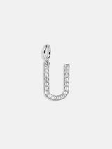 BaubleBar Silver Pave Initial Cluster Charm - U - 
    Enjoy 20% off - This Week Only
  

