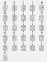 BaubleBar Silver Block Pave Cluster Charm - H - 
    Enjoy 20% off - This Week Only
  
