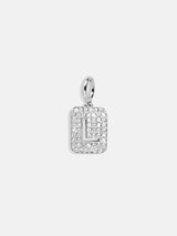 BaubleBar Silver Block Pave Cluster Charm - L - 
    Enjoy 20% off - This Week Only
  

