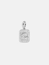 BaubleBar Silver Block Pave Cluster Charm - Q - 
    Enjoy 20% off - This Week Only
  
