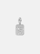 BaubleBar Silver Block Pave Cluster Charm - S - 
    Enjoy 20% off - This Week Only
  
