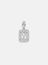 BaubleBar Silver Block Pave Cluster Charm - W - 
    Enjoy 20% off - This Week Only
  
