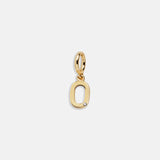 Gold Number Cluster Charm - 0