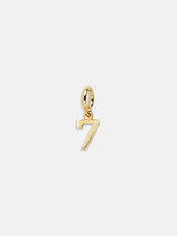 BaubleBar Gold Number Cluster Charm - 7 - 
    Create your own cluster charm necklace
  
