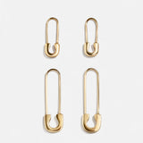 Spillo 18K Gold Earrings - M