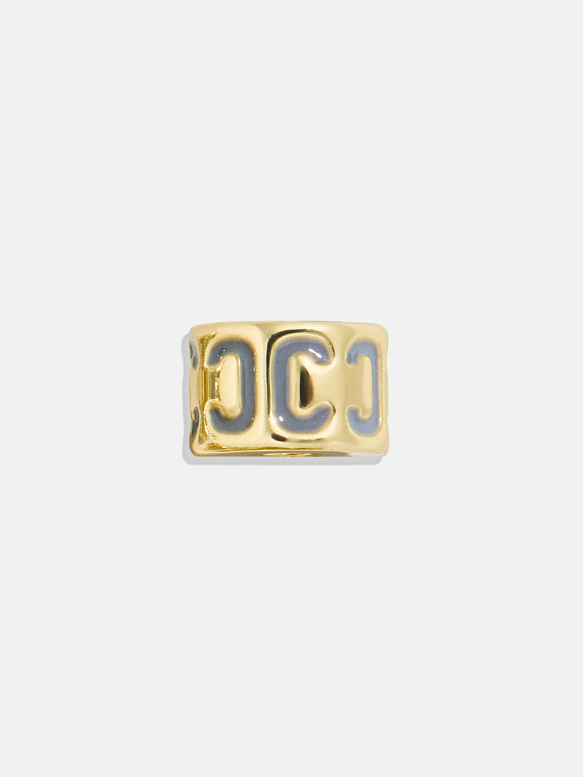 Neutral Initial 360 Spinner Charm - C