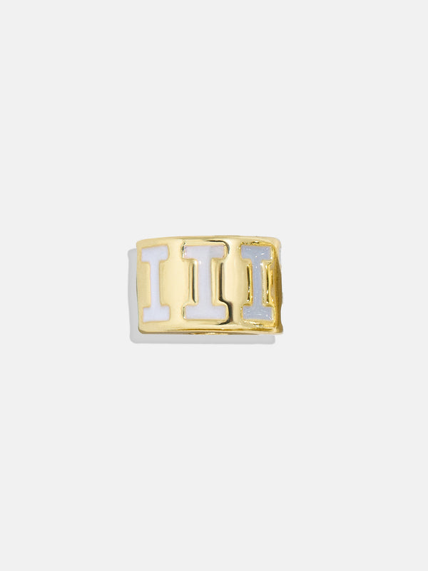 Neutral Initial 360 Spinner Charm - I