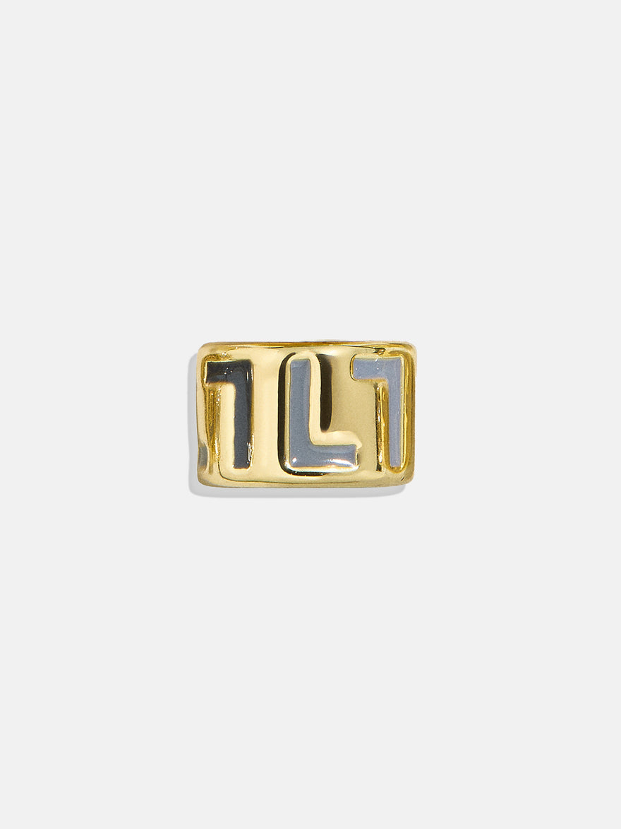 Neutral Initial 360 Spinner Charm - L