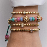 Tatum Baguette Pisa Bracelet - Light Amethyst