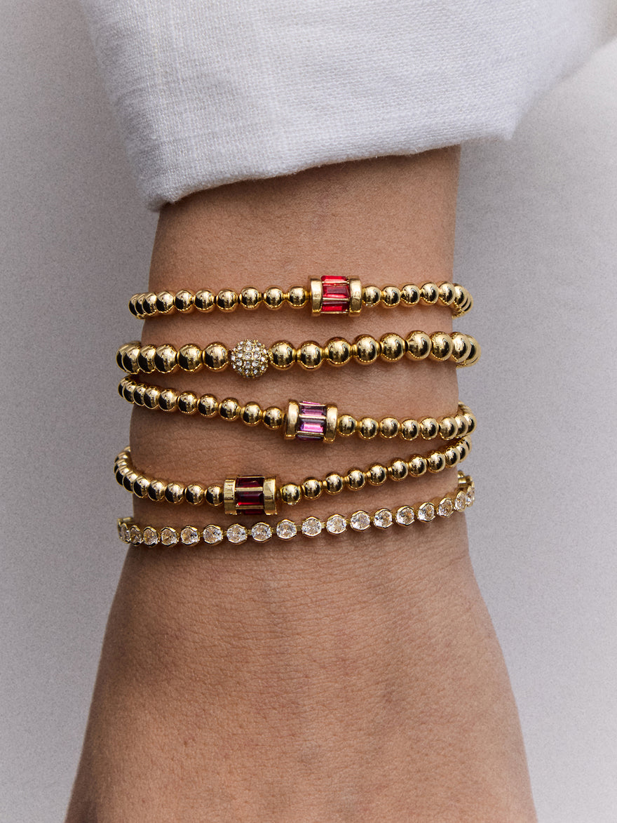 Tatum Baguette Pisa Bracelet - Topaz