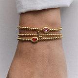 Valerie Bezel Pisa Bracelet - Rose