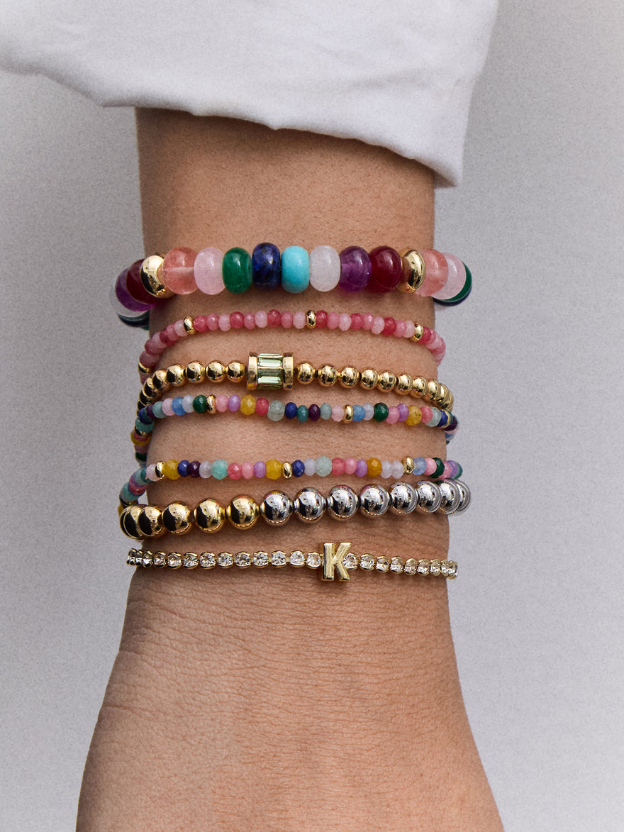 Chelsea Pisa Bracelet - Half Gold/Half Silver