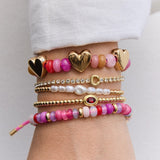 Kennedy Semi-Precious Bracelet - Pink Multi