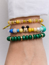 BaubleBar Disney Mickey Mouse Beaded Multicolored Charm Bracelet - Mickey Mouse - 
    Big Summer Kickoff
  
