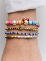 BaubleBar Disney Minnie Mouse Beaded Multicolored Charm Bracelet - Minnie Mouse - 
    Big Summer Kickoff
  

