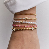 Ginnie Pearl Bracelet - Single Gold